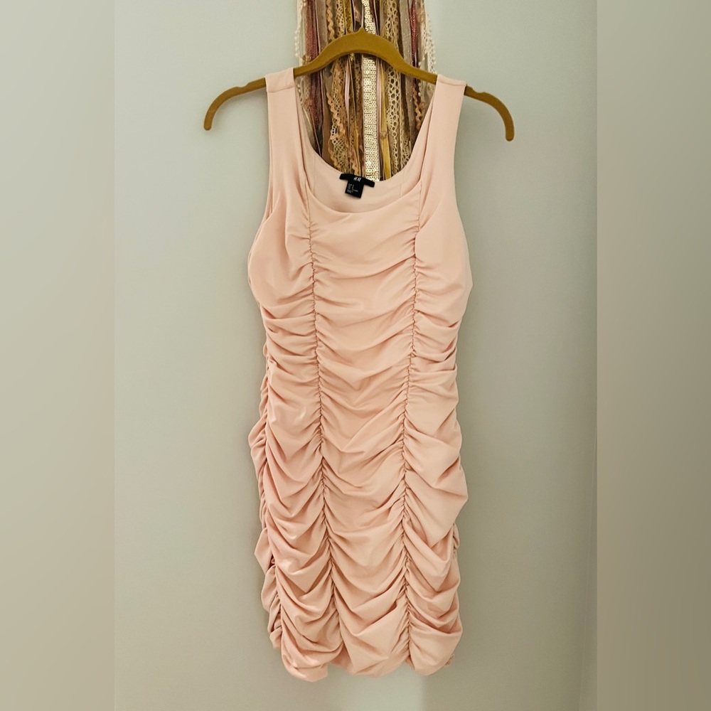 H&M ruched cocktail dress